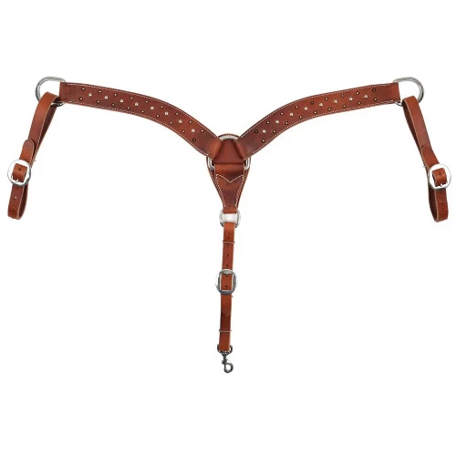 Reinsman Rosewood Spots Contour Breast Collar 3 Reinsman Rosewood Spots Contour Breast Collar