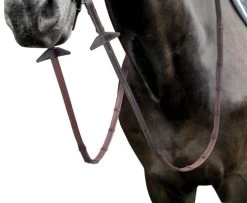 Prestige Fancy Stitch Rubber Reins With Stops 3/4"