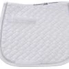 USG Dressage Square Quilted Saddle Pad 2 USG Dressage Square Quilted Saddle Pad -Horse Gear Shop saddle pad all white usg 93571.1589056964