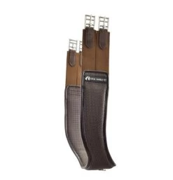 Synthetic Shoulder Relief Girth 12 Synthetic Shoulder Relief Girth -Horse Gear Shop shoulder relief girth synthetic brown side 37229.1689017506