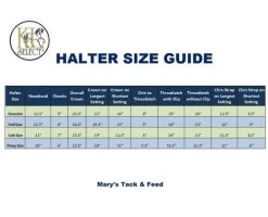 Red Barn Tina Halter -Horse Gear Shop size chart halters kl select 62629.1682797185