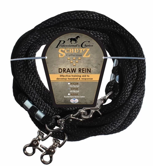 Professional's Choice PC Schutz Soft Poly Rope Draw Reins 2 Professional's Choice PC Schutz Soft Poly Rope Draw Reins