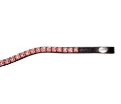 Kavalkade Square Crystal Curved Browband -Horse Gear Shop square rose curved browband black rose hero 202 35 blk kavalkade 55189.1680812686