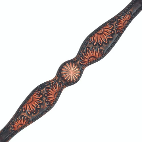 Circle Y Sunflower Breast Collar 4 Circle Y Sunflower Breast Collar - Image 2