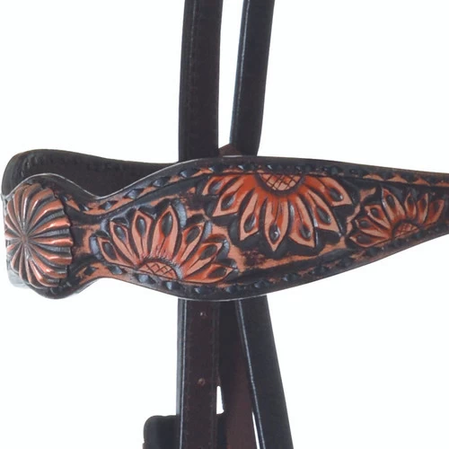 Circle Y Sunflower Brow Headstall 5 Circle Y Sunflower Brow Headstall - Image 3