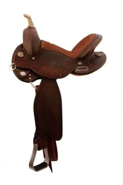 Circle Y KK Swift Barrel Saddle 1522 -Horse Gear Shop swift barrel saddle left thumbnail 1522 circle y 60847.1572395817