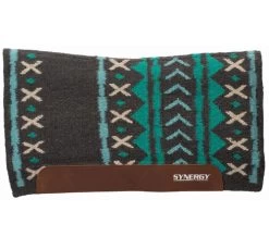 Weaver Leather Synergy Mojave Flex Contour Performance Fleece Pad -Horse Gear Shop synergy flex contour mojave charcoal turquoise 36002 6162 341 weaver 07632.1679506679