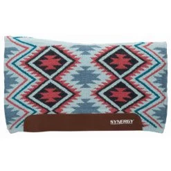 Weaver Leather Synergy Firestorm Flex Contour Performance Fleece Pad -Horse Gear Shop synergy flex firestorm fleece smoke blue mango 36002 6162 389 weaver 11728.1679505484