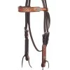 Turquoise Cross Floral Vine Brow Headstall -Horse Gear Shop tc floral vine brow hs light.oil hero 45006 01 00 weaver 91277.1681426567