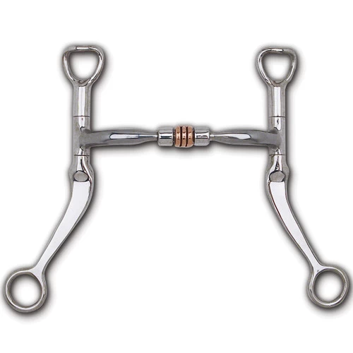 Myler Comfort Snaffle W/ Roller Flat Shank Bit 3 Myler Comfort Snaffle W/ Roller Flat Shank Bit