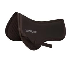 ThinLine Trifecta Half Pad -Horse Gear Shop trifecta pad cotton brown 7306 thinline 38656.1673744314