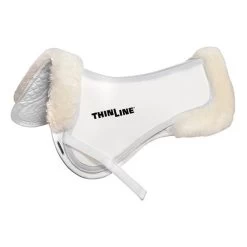 ThinLine Trifecta Half Pad With Sheepskin Rolls 15 ThinLine Trifecta Half Pad With Sheepskin Rolls -Horse Gear Shop trifecta with rolls half pad white 7416 thinline 71293.1626814670