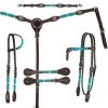 Ladies Circle Y Turquoise Round Up Spur Straps