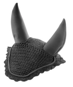 USG Silence Fly Bonnet -Horse Gear Shop usg silence fly bonnet black 15989.1579222662