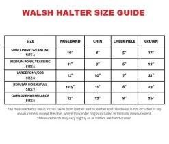 Mary's British Leather Halter With Solid Brass Hardware 9 Mary's British Leather Halter With Solid Brass Hardware -Horse Gear Shop walsh halter size guide 26634.1685668772